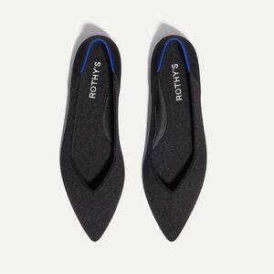 Rothy’s The Point II Black flats Size W8